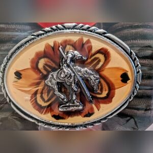 End of the trail Belt Buckle